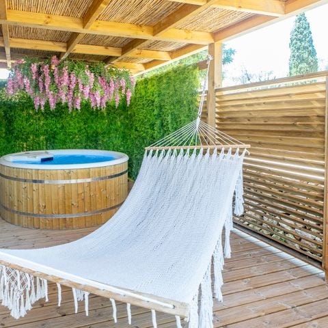 Stacaravan 6 personen - TROPISCHE TOSCANA GOUD - 36m² - 2 Slaapkamers