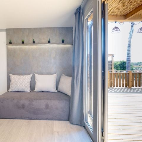 Stacaravan 4 personen - TROPISCHE TOSCANA VIP - 36m² - 2 Slaapkamers - 2 Badkamers