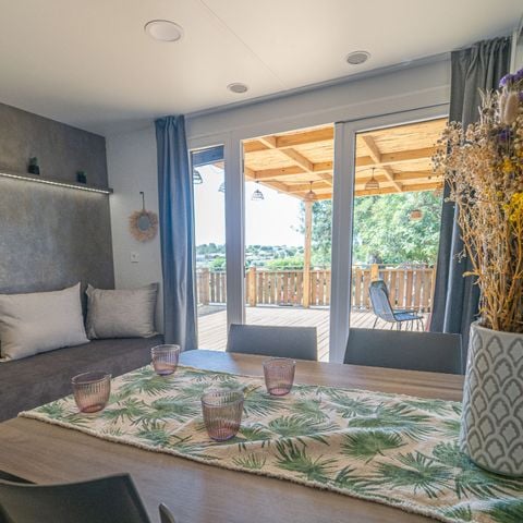 Stacaravan 4 personen - TROPISCHE TOSCANA VIP - 36m² - 2 Slaapkamers - 2 Badkamers