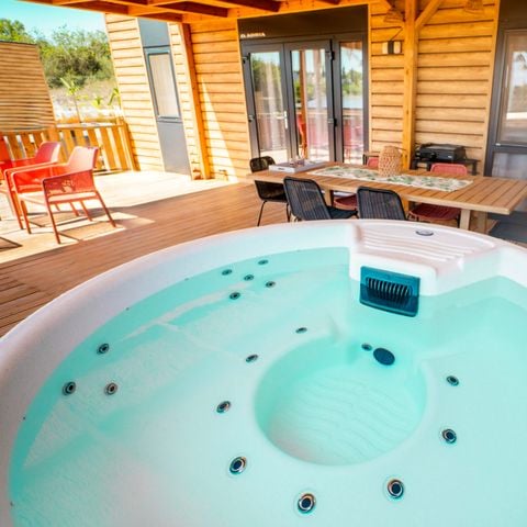 Stacaravan 6 personen - TROPISCHE TOSCANA VIP - 40m² - 3 Slaapkamers - 2 Badkamers