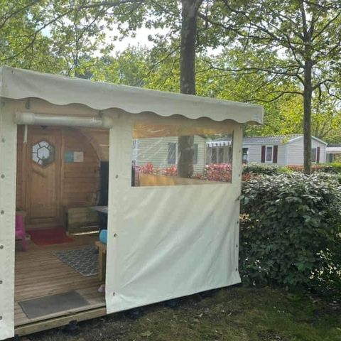 Tent 2 personen - Tonneau 2 trèfles 1 slaapkamer - Geen sanitair