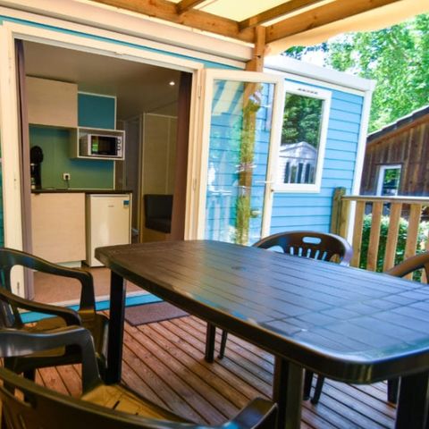 Stacaravan 2 personen - 3 klavers 1 slaapkamer 1 badkamer