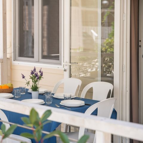 Stacaravan 6 personen - Lodge Deluxe