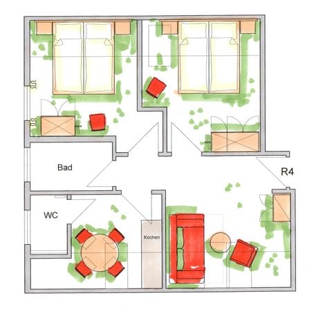 VAKANTIEHUIS 4 personen - R4