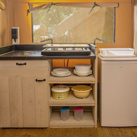 Tent 5 personen - Eco Lodge Tent | 2 Slaapkamers | 4/5 Pers | Geen badkamer