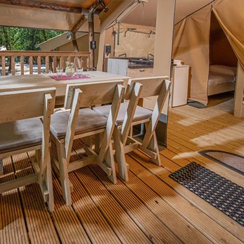 Tent 5 personen - Eco Lodge Tent | 2 Slaapkamers | 4/5 Pers | Geen badkamer