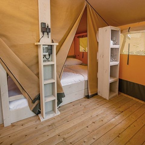 Tent 5 personen - Eco Lodge Tent | 2 Slaapkamers | 4/5 Pers | Geen badkamer