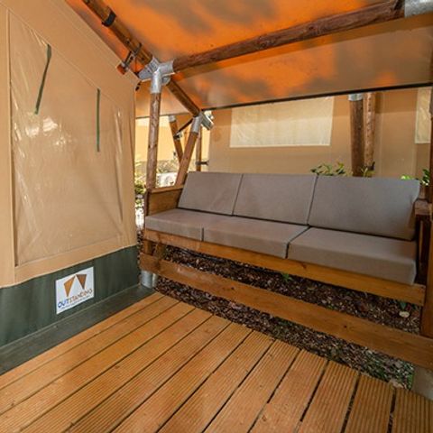 Tent 5 personen - Eco Lodge Tent | 2 Slaapkamers | 4/5 Pers | Geen badkamer