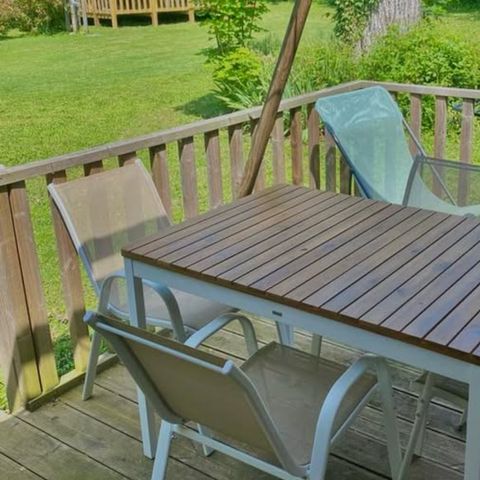 Chalet 4 personen - De cabine zonder sanitaire voorzieningen. Aankomst 16.00 uur Vertrek 10.00 uur. Max