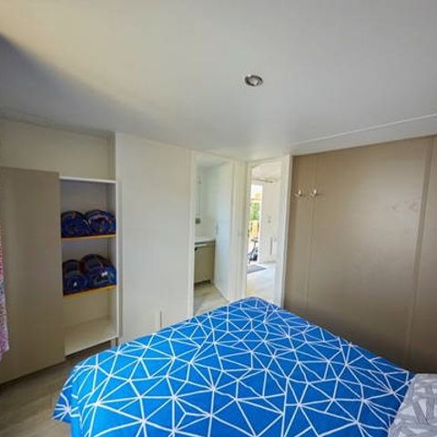 Stacaravan 4 personen - Comfort | 2 Slaapkamers | 4 Pers | Verhoogd terras | Airconditioning