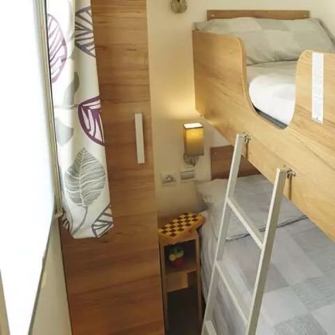 Bungalow 6 personen - Mobile-home | Premium | 3 slaapkamers | 6 pers. | Verhoogd terras | 1 badkamer | Air-con.