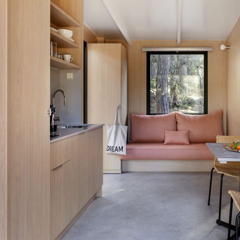 Stacaravan 2 personen - COUPLE + 1 slaapkamer