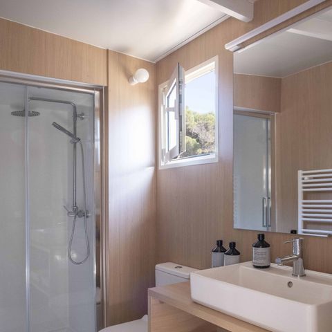 Stacaravan 2 personen - 2-slaapkamer stacaravan FAMILIE COMPACT