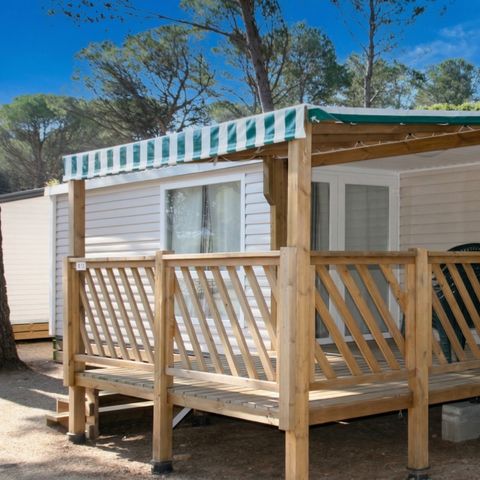 Stacaravan 4 personen - BASIC - AIRCONDITIONING - BEDLINNENPAKKET - HANDDOEKEN - WIFI