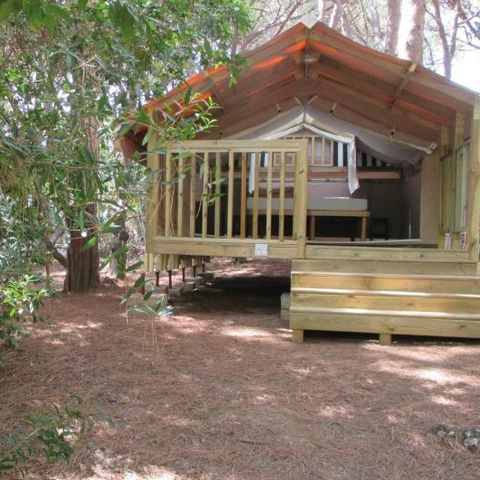 Safaritent 2 personen - Mini Lodge - zonder sanitair