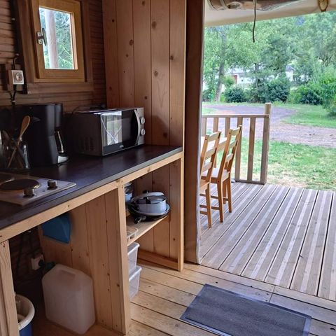 Lodge 5 personen - Tite lodge - 2 kamers zonder sanitair