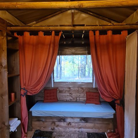 Lodge 5 personen - Tite lodge - 2 kamers zonder sanitair