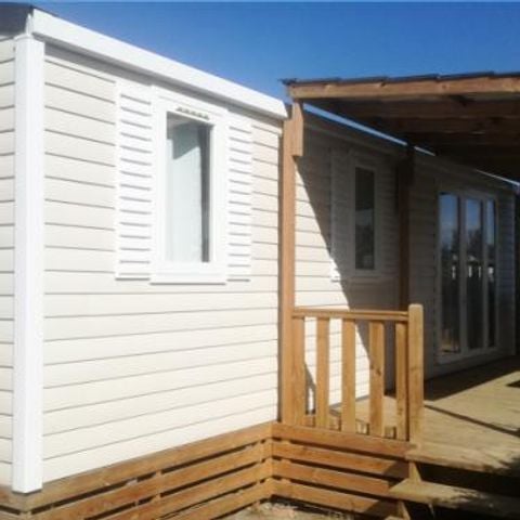 Stacaravan 8 personen - Huisje 38m² 8Pers 4Ch Clim