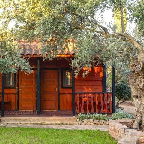 Bungalow 2 personen - Bungalow geen keuken tweepersoonsbed