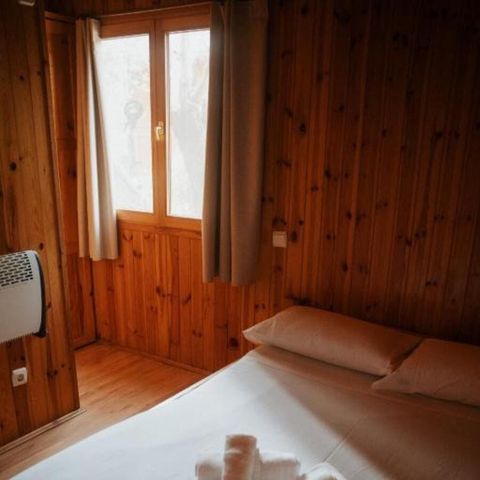 Bungalow 2 personen - Bungalow geen keuken tweepersoonsbed