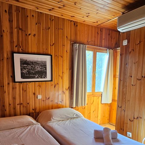 Bungalow 2 personen - Bungalow geen keuken éénpersoonsbedden