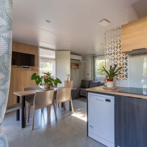 Stacaravan 6 personen - MOBIL HOME PRIVILEGE 3 Slaapkamers 6 Pers 2 Badkamers