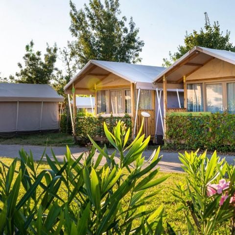 Tent van canvas en hout 2 personen - SAFARI TENT