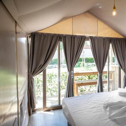 Tent van canvas en hout 2 personen - SAFARI TENT