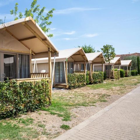 Tent van canvas en hout 2 personen - SAFARI TENT