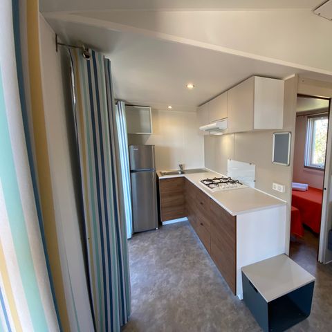 Stacaravan 4 personen - Deluxe eerste rij 1 badkamer