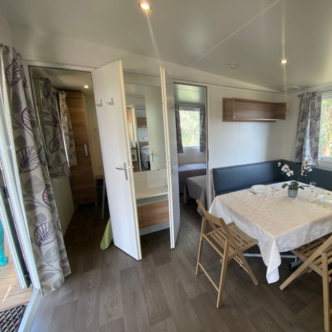 Stacaravan 6 personen - Deluxe eerste rij