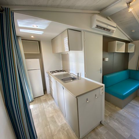Stacaravan 6 personen - Deluxe (Italiaanse badkamer)