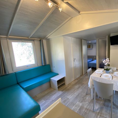Stacaravan 6 personen - Deluxe (Italiaanse badkamer)