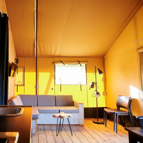 Safaritent 6 personen - Luxe aan het water