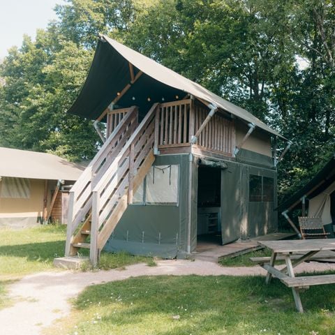 Safaritent 4 personen - Safari Cottage XS met privé sanitair