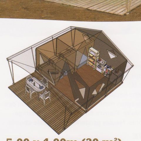 Bungalowtent 4 personen