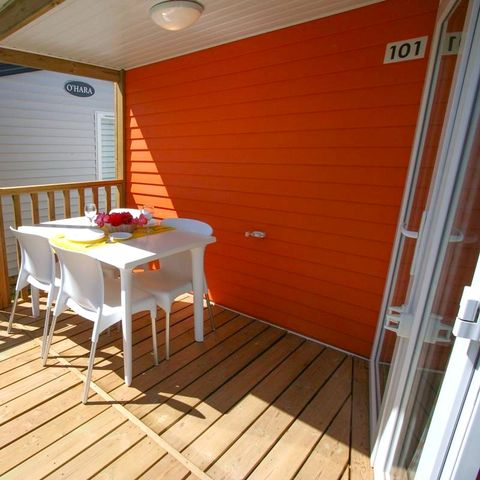 Stacaravan 6 personen - Zon Comfort Zonsondergang