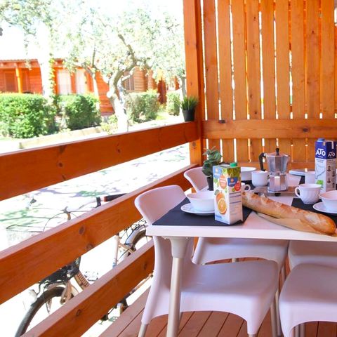 Bungalow 4 personen - Confort Junior Zwembad