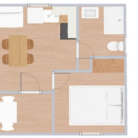 Bungalow 4 personen - C. Junior Oase