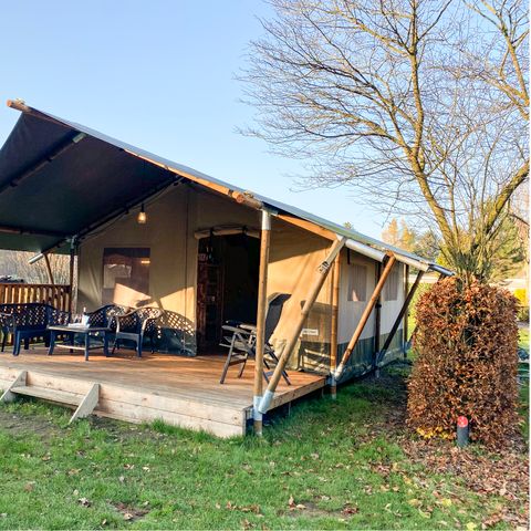 Safaritent 4 personen - incl. sanitair