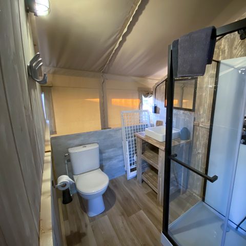 Safaritent 4 personen - incl. sanitair