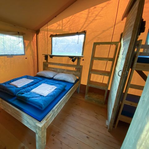 Safaritent 6 personen - incl. sanitair