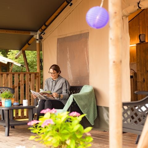 Safaritent 6 personen - incl. sanitair