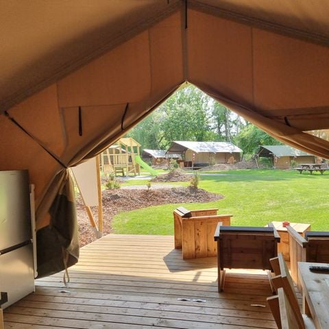 Safaritent 5 personen - incl. sanitair