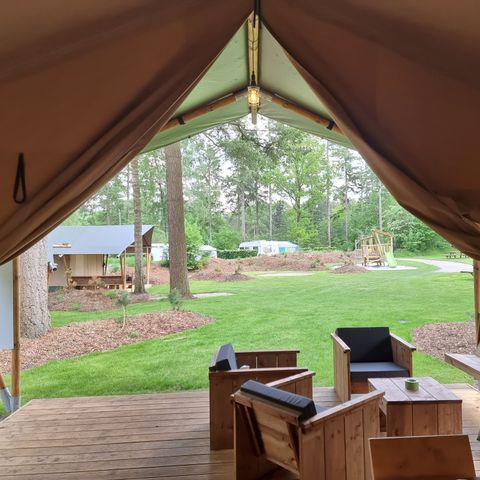 Safaritent 6 personen - incl. sanitair