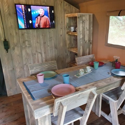 Safaritent 4 personen - incl. sanitair