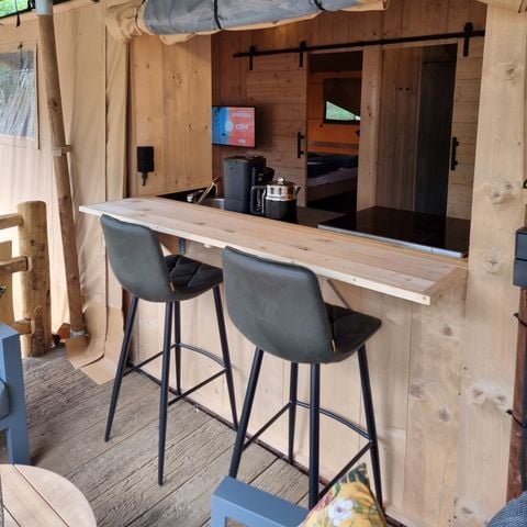 Safaritent 4 personen - Luxe incl. sanitair (MIVA)