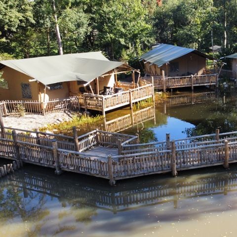 Safaritent 2 personen - Luxe Safaritent incl. sanitair (MIVA)