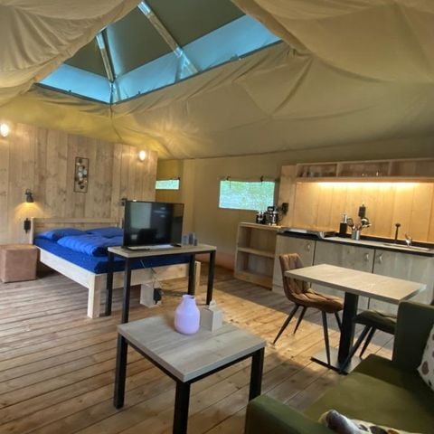 Safaritent 2 personen - Luxe Safaritent incl. sanitair (MIVA)