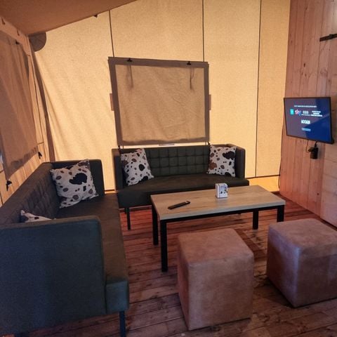 Safaritent 6 personen - Luxe incl. sanitair